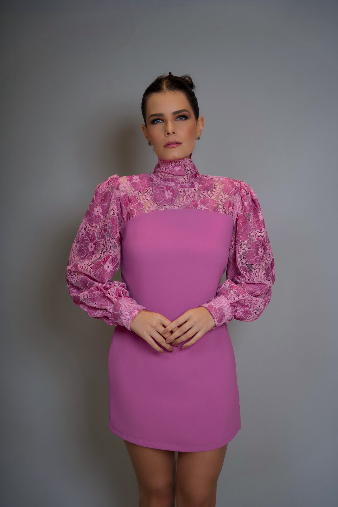 Vestido Hortênsia rosa