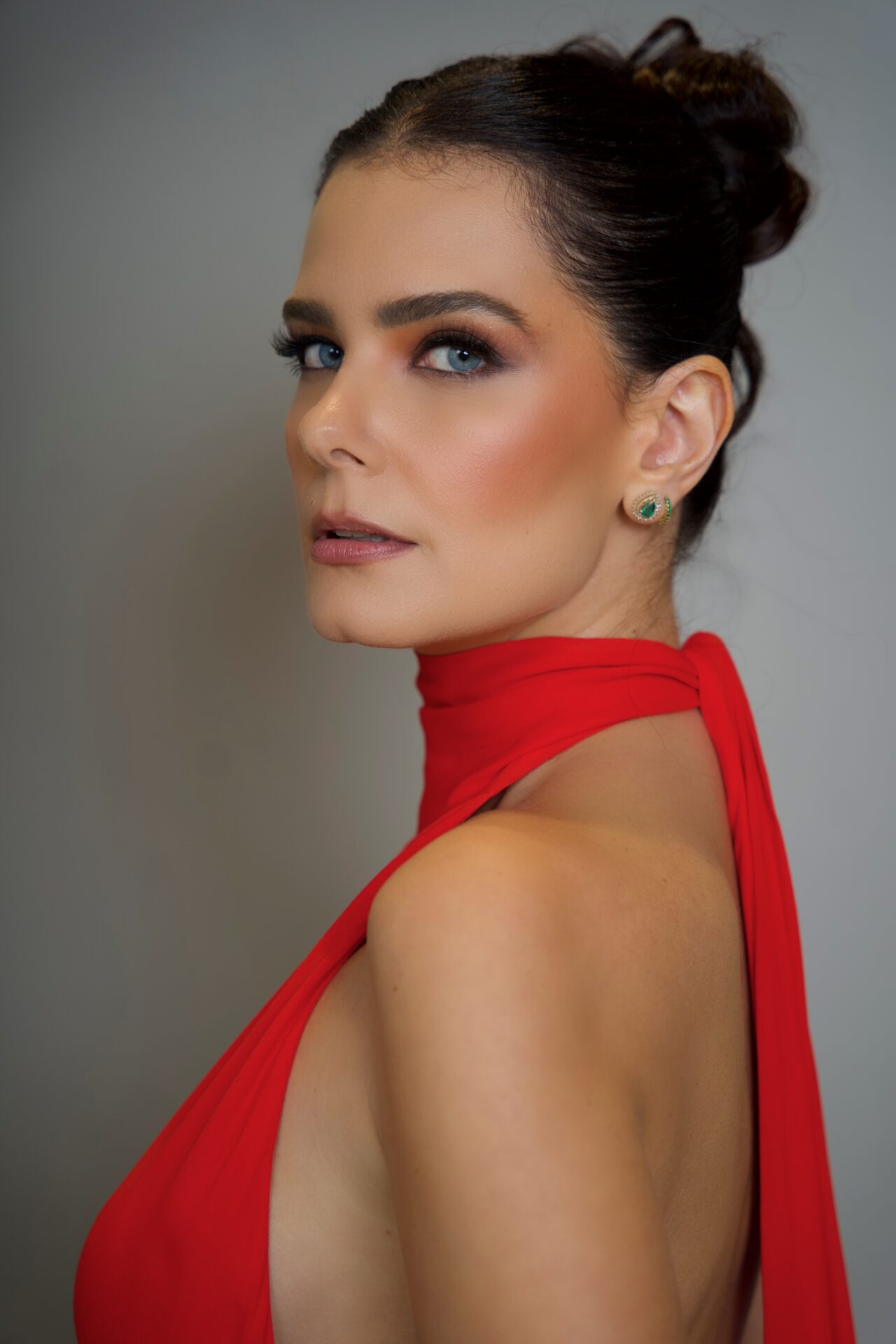 Vestido Bromélia vermelho