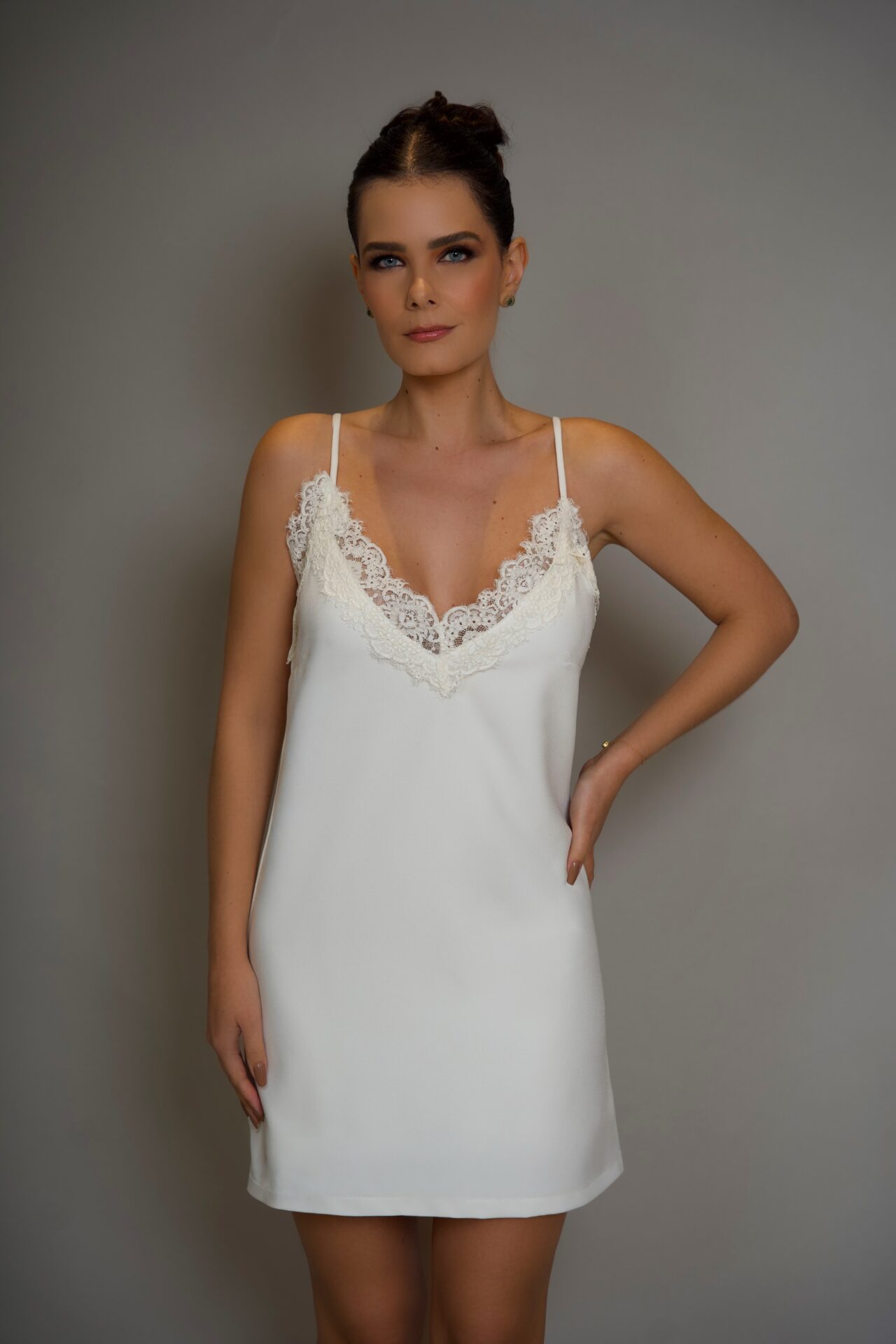 Vestido Dahlia off white